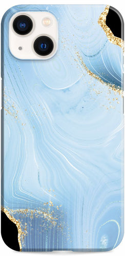 iPhone 13 Case Blue Lace Agate Design Set