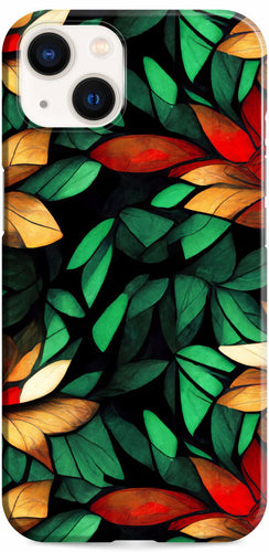 iPhone 13 Case Christmas Mural Design Set