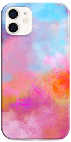iPhone 12 Case Colorful Stains Design Set