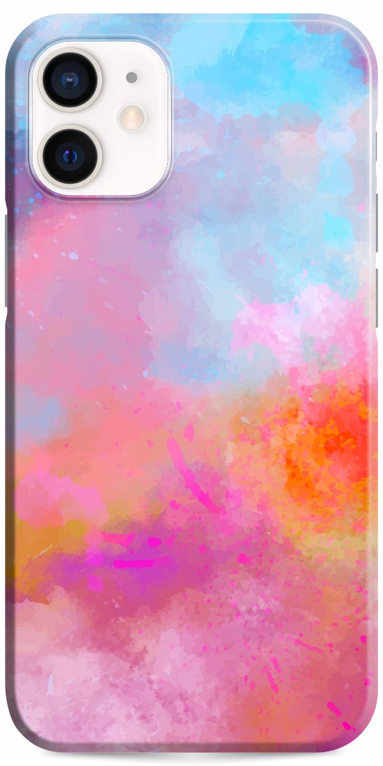 Open image in slideshow, iPhone 12 Mini Case Colorful Stains Design Set

