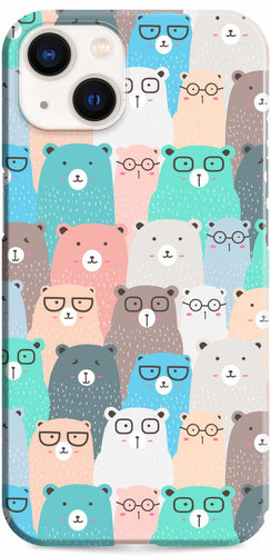 iPhone 13 Case Cute Bears Design Set