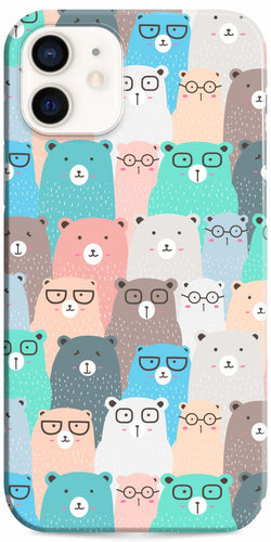 iPhone 12 Case Cute Bears Design Set