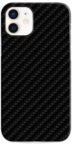 iPhone 12 Case Dark Carbon Design Set