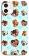 Open image in slideshow, iPhone 12 Case Monogram Watercolor Pattern Photo Album
