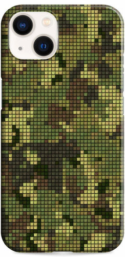 iPhone 13 Case Pixel Camo Design Set