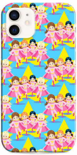 iPhone 12 Case Superhero Girl Design Set