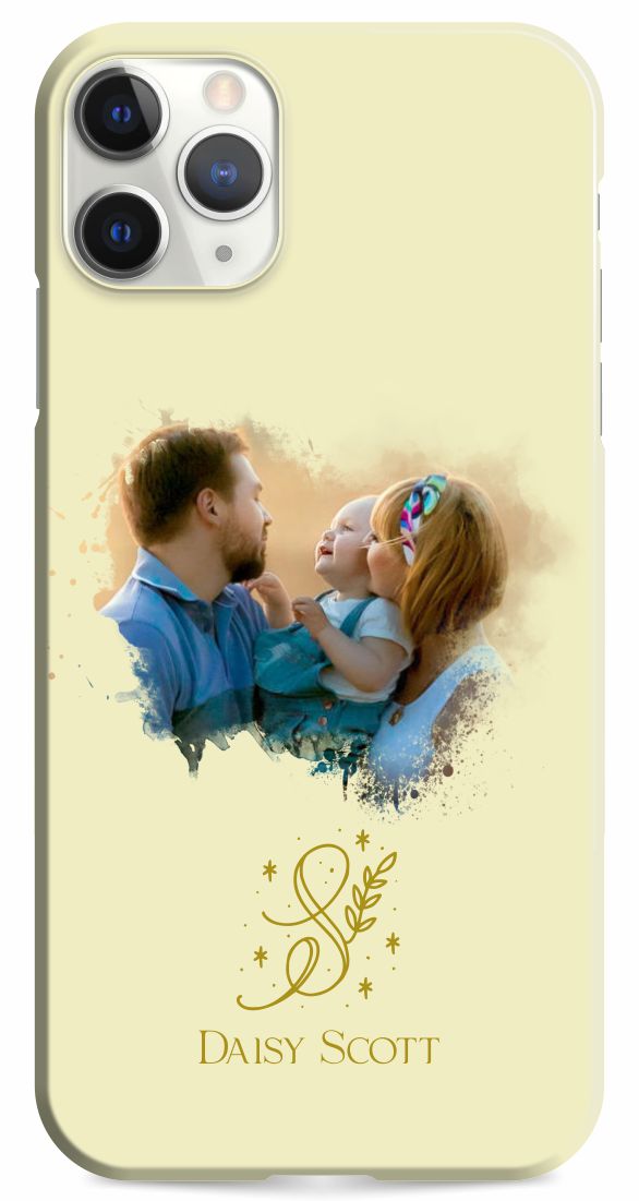 Open image in slideshow, iPhone 11 Pro Max Case Watercolor Photo Frame
