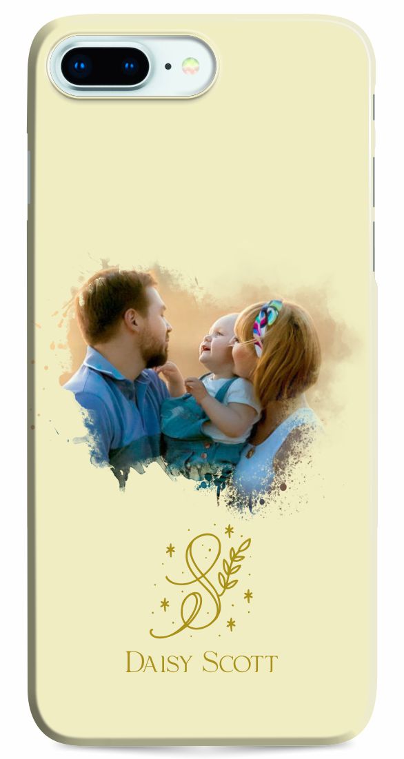 Open image in slideshow, iPhone 7 Plus Case Watercolor Photo Frame
