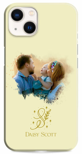 iPhone 13 Case Watercolor Photo Frame