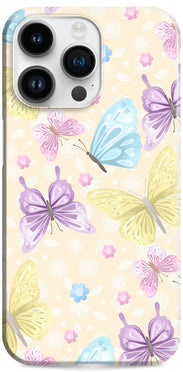 iPhone 14 Pro Case Butterfly Rainbow Design Set
