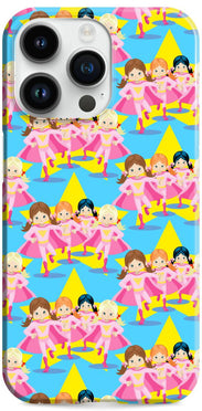 iPhone 14 Pro Case Superhero Girl Design Set