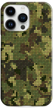 iPhone 14 Pro Case Pixel Camo Design Set