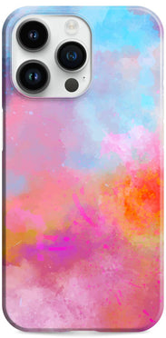 iPhone 14 Pro Case Colorful Stains Design Set