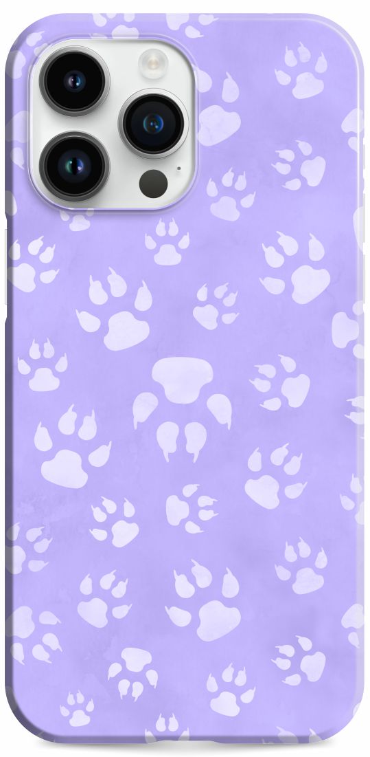 Open image in slideshow, iPhone 14 Pro Max Case Dog Paw Prints Design Set
