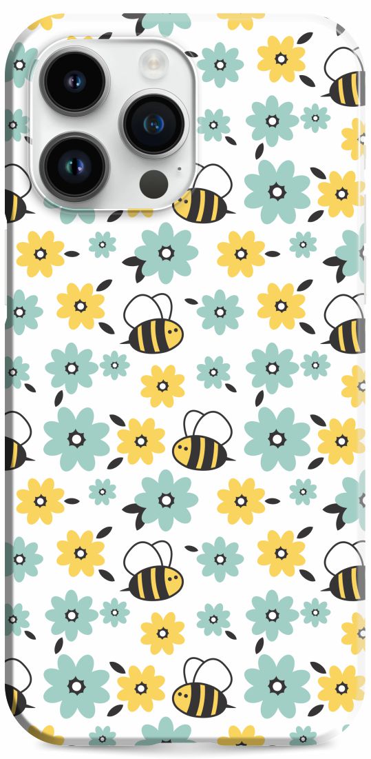 Open image in slideshow, iPhone 14 Pro Max Case Honey Bee Design Set
