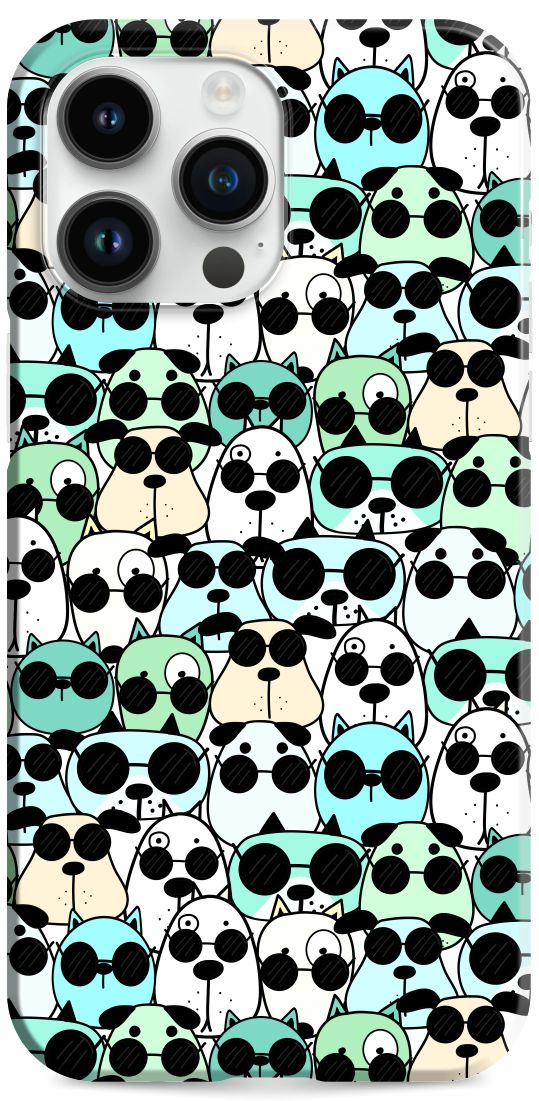 Open image in slideshow, iPhone 14 Pro Max Case Cool Dogs Design Set
