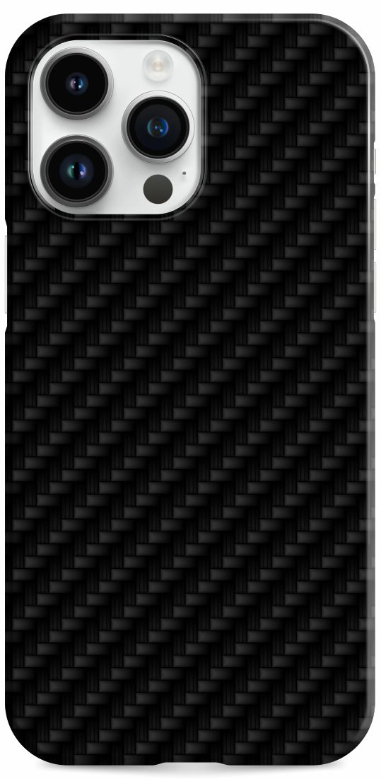 Open image in slideshow, iPhone 14 Pro Max Case Dark Carbon Design Set
