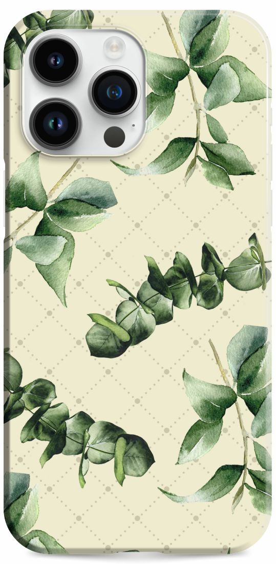 Open image in slideshow, iPhone 14 Pro Max Case Eucalyptus Design Set
